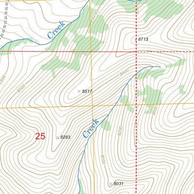 US Forest Service - Topo Cottonwood Creek, ID - MT FSTopo Legacy digital map
