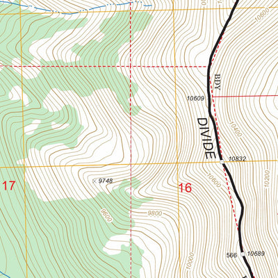 US Forest Service - Topo Cottonwood Creek, ID - MT FSTopo Legacy digital map