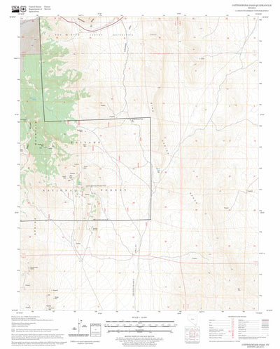 US Forest Service - Topo Cottonwood Pass, NV FSTopo Legacy digital map