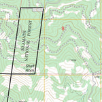 US Forest Service - Topo Cottonwood Peak, CA FSTopo Legacy digital map