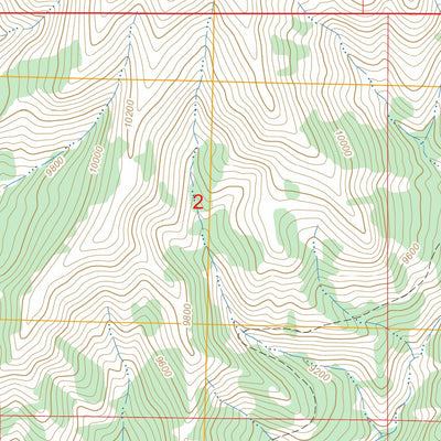 US Forest Service - Topo Cottonwood Peak, WY FSTopo Legacy digital map