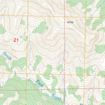 US Forest Service - Topo Cottonwood Peak, WY FSTopo Legacy digital map