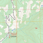 US Forest Service - Topo Cottonwood Rim, WY - CO FSTopo Legacy digital map