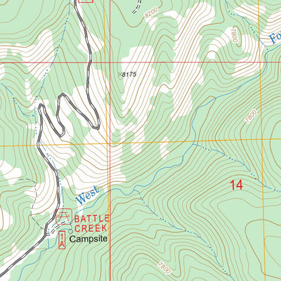 US Forest Service - Topo Cottonwood Rim, WY - CO FSTopo Legacy digital map