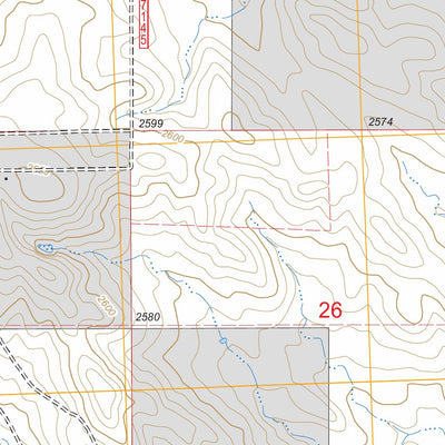 US Forest Service - Topo Cottonwood, SD FSTopo Legacy digital map