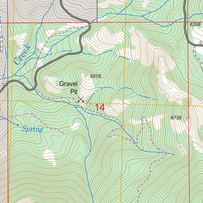US Forest Service - Topo Cougar Peak, OR FSTopo Legacy digital map