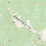 US Forest Service - Topo Cougar Reservoir, OR FSTopo Legacy digital map