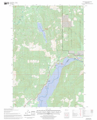US Forest Service - Topo Cougar, WA FSTopo Legacy digital map