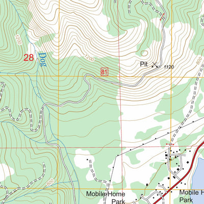 US Forest Service - Topo Cougar, WA FSTopo Legacy digital map