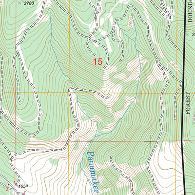 US Forest Service - Topo Cougar, WA FSTopo Legacy digital map