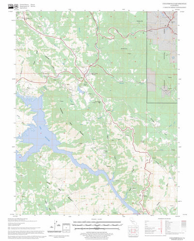 US Forest Service - Topo Coulterville, CA FSTopo Legacy digital map
