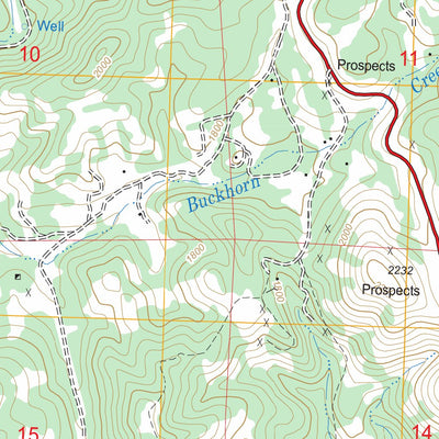 US Forest Service - Topo Coulterville, CA FSTopo Legacy digital map