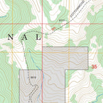 US Forest Service - Topo Council Mountain, ID FSTopo Legacy digital map