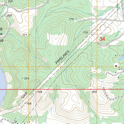 US Forest Service - Topo Coup Point, LA FSTopo Legacy digital map