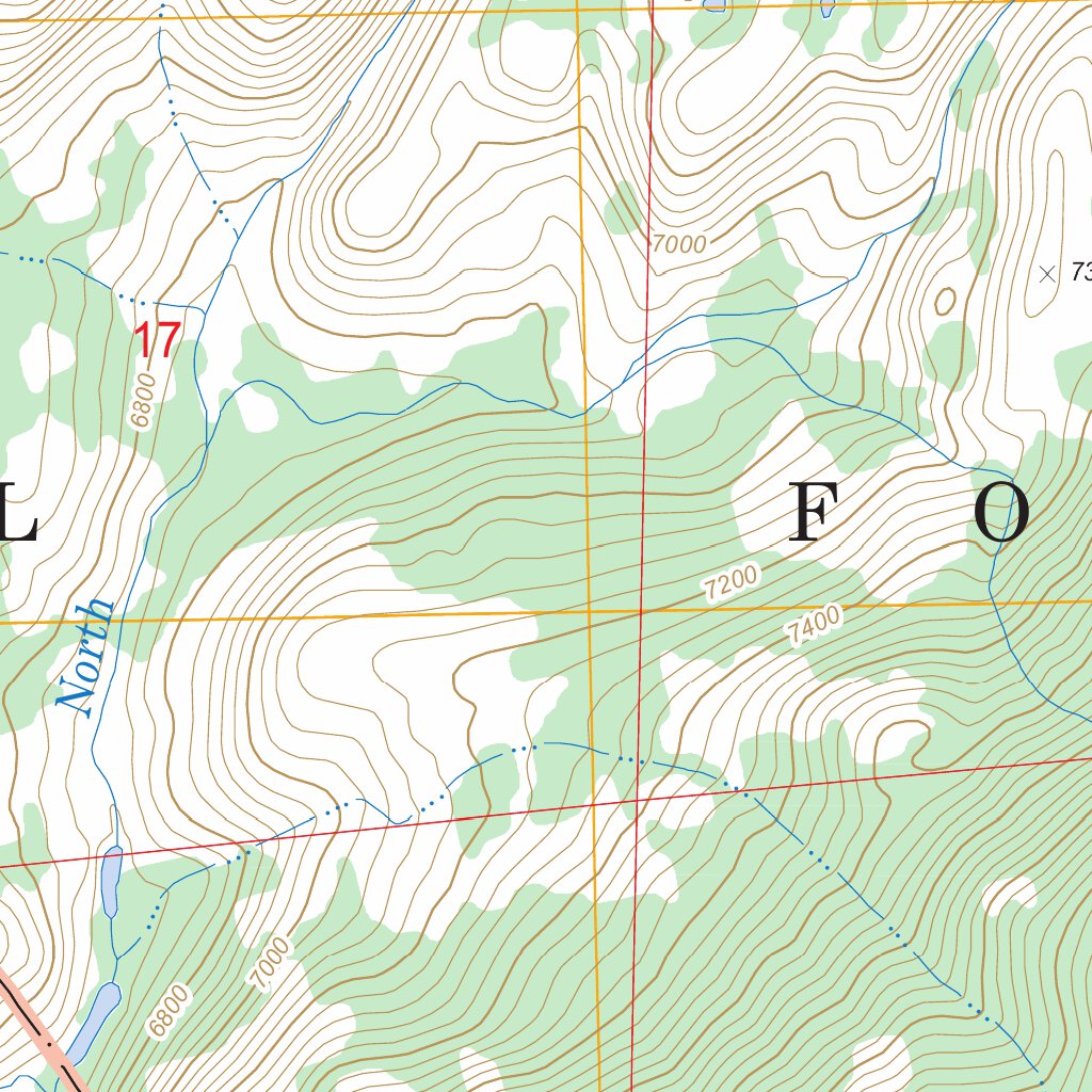 Courtright Reservoir, CA FSTopo Legacy Map by US Forest Service - Topo ...