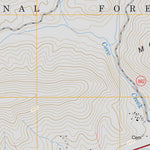 US Forest Service - Topo Cove Creek, VA FSTopo Legacy digital map