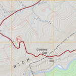 US Forest Service - Topo Cove Creek, VA FSTopo Legacy digital map