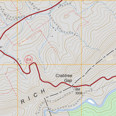 US Forest Service - Topo Cove Creek, VA FSTopo Legacy digital map