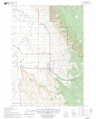 US Forest Service - Topo Cove, OR FSTopo Legacy digital map