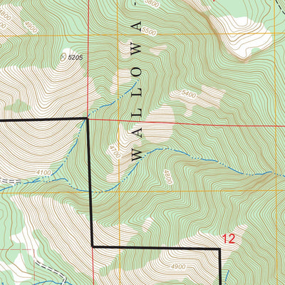 US Forest Service - Topo Cove, OR FSTopo Legacy digital map