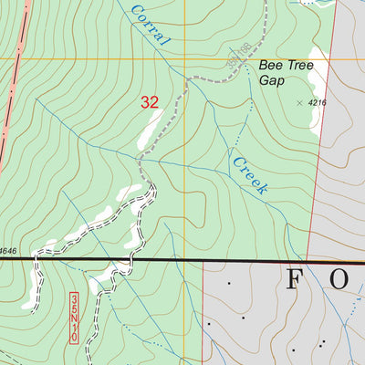 US Forest Service - Topo Covington Mill, CA FSTopo Legacy digital map