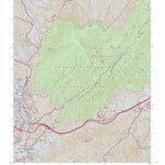 US Forest Service - Topo Covington, VA FSTopo Legacy digital map