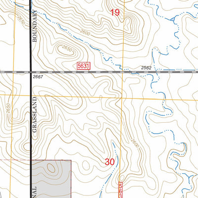 US Forest Service - Topo Cow Butte NE, ND - SD FSTopo Legacy digital map