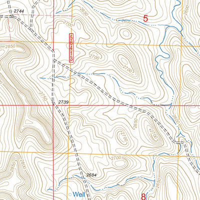 US Forest Service - Topo Cow Butte NE, ND - SD FSTopo Legacy digital map