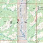 US Forest Service - Topo Cow Creek Mountain, WY FSTopo Legacy digital map
