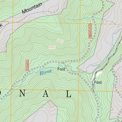 US Forest Service - Topo Cow Knob, VA - WV FSTopo Legacy digital map