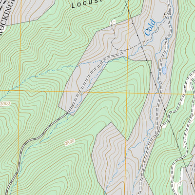 US Forest Service - Topo Cow Knob, VA - WV FSTopo Legacy digital map