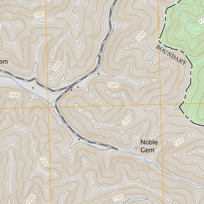 US Forest Service - Topo Cowcreek, KY FSTopo Legacy digital map