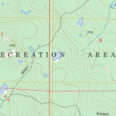 US Forest Service - Topo Cowhorn Mountain, OR FSTopo Legacy digital map