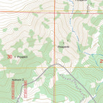 US Forest Service - Topo Cowhorn Valley, CA FSTopo Legacy digital map