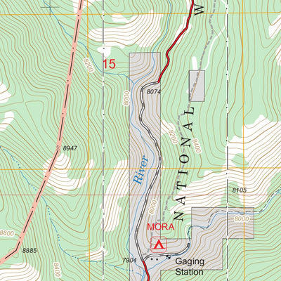 US Forest Service - Topo Cowles, NM FSTopo Legacy digital map