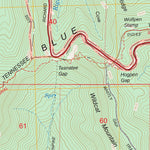 US Forest Service - Topo Cowrock, GA FSTopo Legacy digital map
