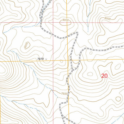 US Forest Service - Topo Cowtrack Mountain, CA FSTopo Legacy digital map