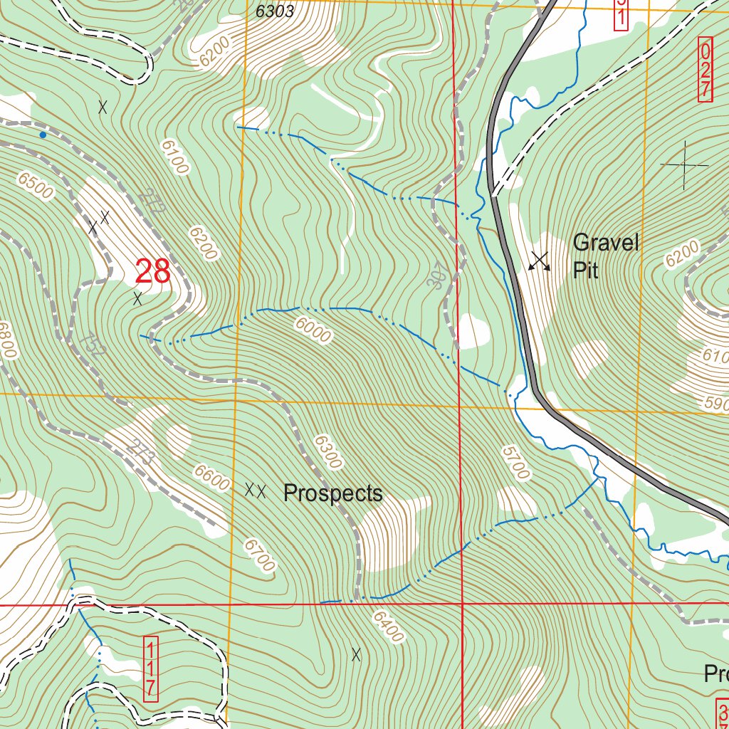 Cox Flat OR FSTopo Legacy Map - Us Forest Service Topo Cox Flat Or Fstopo Legacy Digital Map 38811482751132 