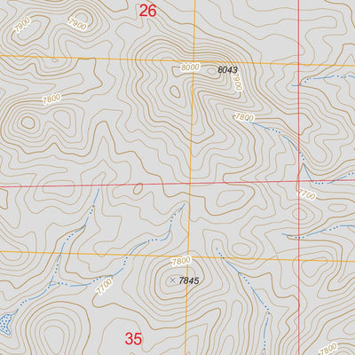 US Forest Service - Topo Cox Peak, NM FSTopo Legacy digital map