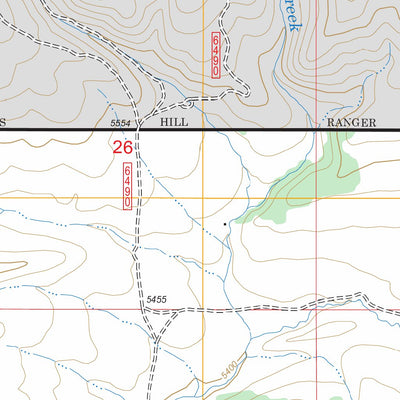 US Forest Service - Topo Coxcombe Butte, MT FSTopo Legacy digital map