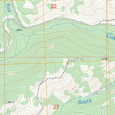 US Forest Service - Topo Coxit Mountain, WA FSTopo Legacy digital map