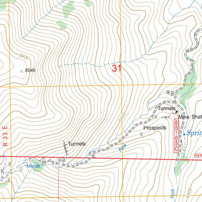 US Forest Service - Topo Coyote Flat, CA FSTopo Legacy digital map