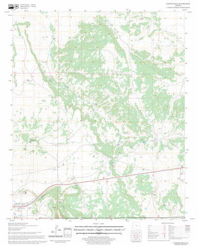 US Forest Service - Topo Coyote Hills, AZ FSTopo Legacy digital map