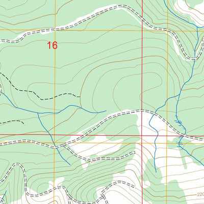 US Forest Service - Topo Coyote Mountain, WA FSTopo Legacy digital map