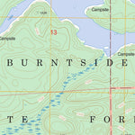 US Forest Service - Topo Crab Lake, MN FSTopo Legacy digital map