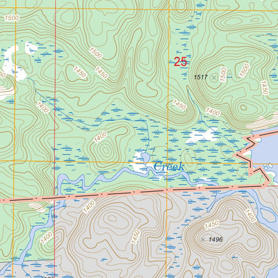 US Forest Service - Topo Crab Lake, MN FSTopo Legacy digital map