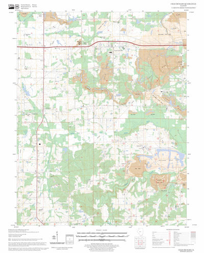 US Forest Service - Topo Crab Orchard, IL FSTopo Legacy digital map