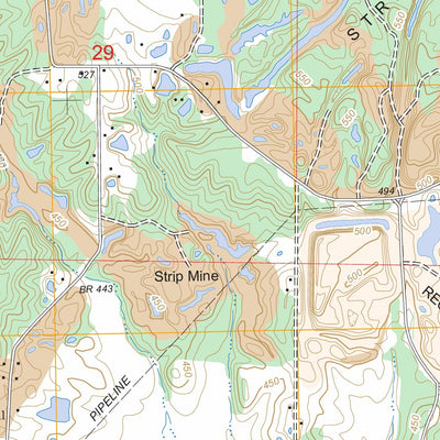 US Forest Service - Topo Crab Orchard, IL FSTopo Legacy digital map