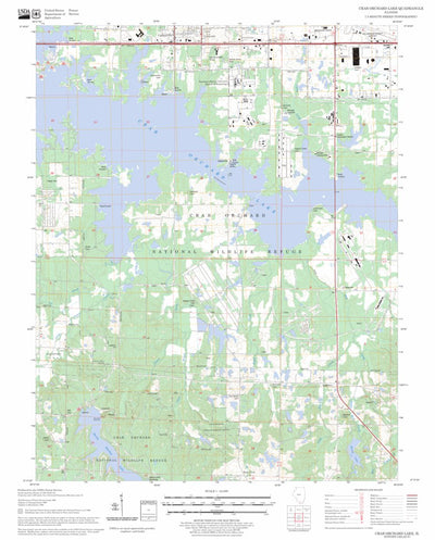 US Forest Service - Topo Crab Orchard Lake, IL FSTopo Legacy digital map