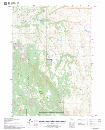 US Forest Service - Topo Craft Point, OR FSTopo Legacy digital map